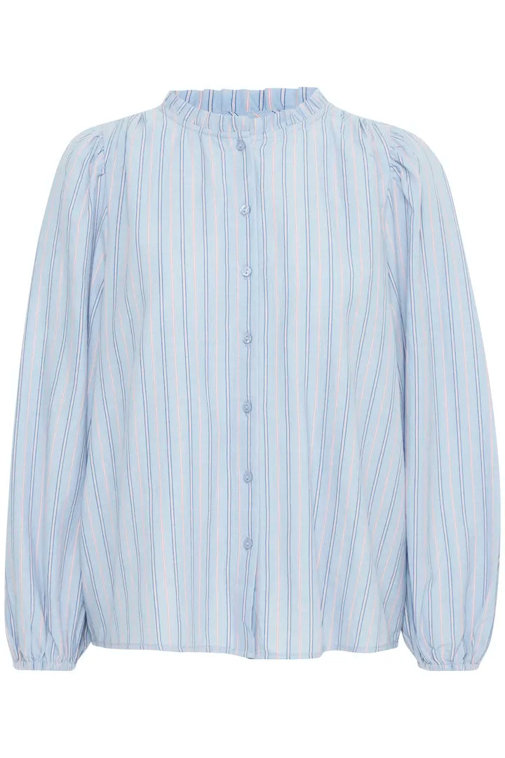 ICHI Zarola Shirt - Zen Blue