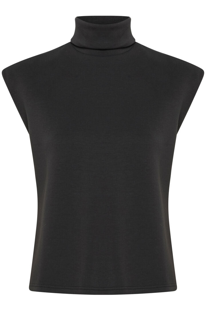 ICHI Minlina Top - Black