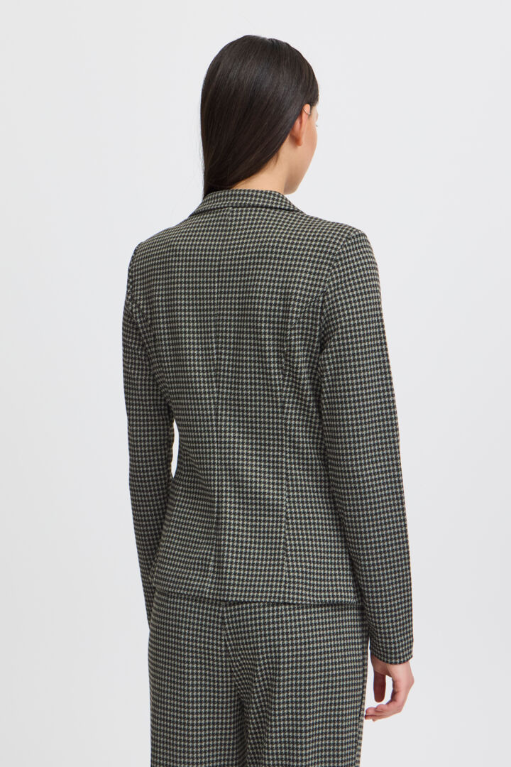 ICHI Kate Blazer - Houndstooth