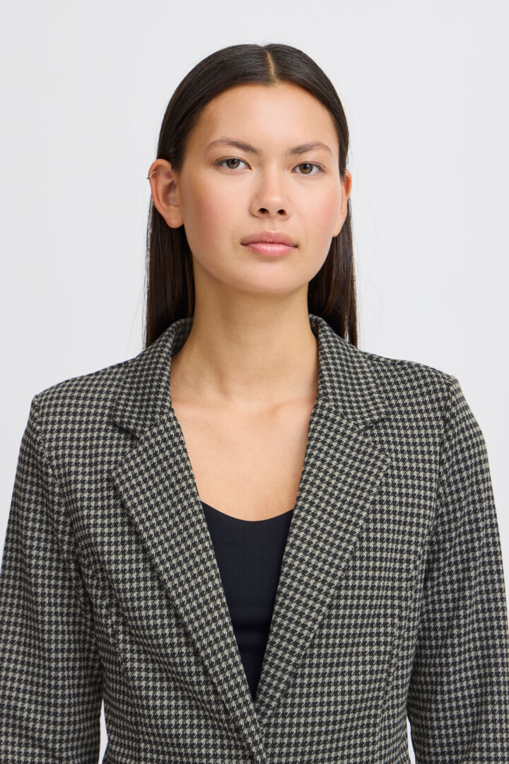 ICHI Kate Blazer - Houndstooth