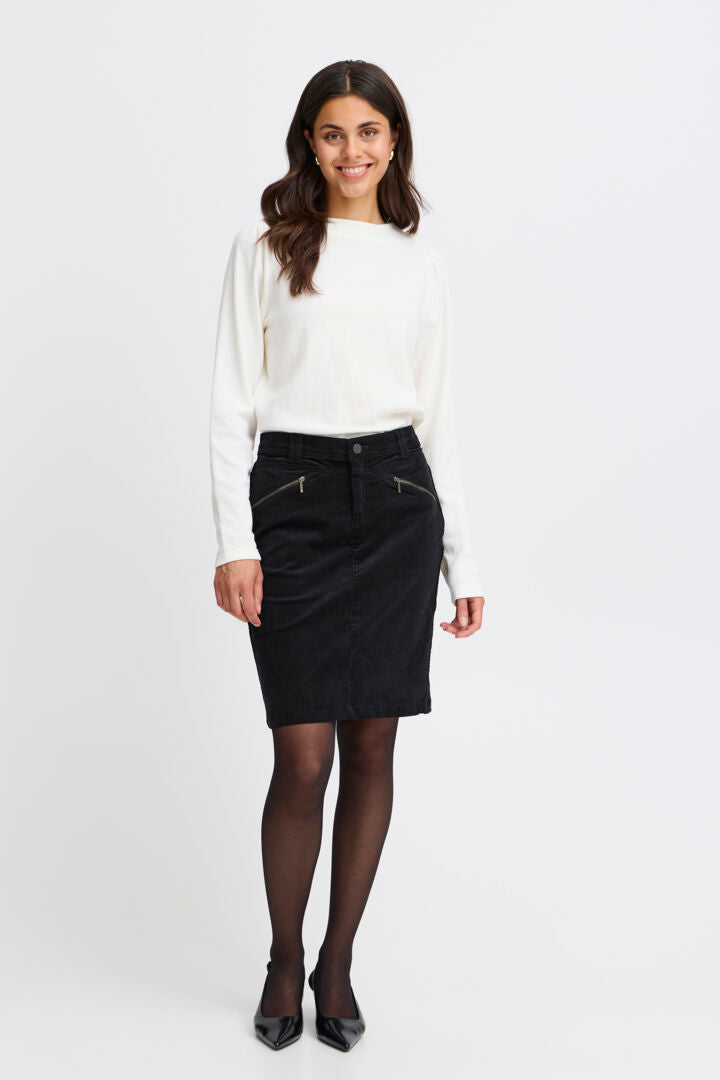 Fransa Tean Skirt - Black