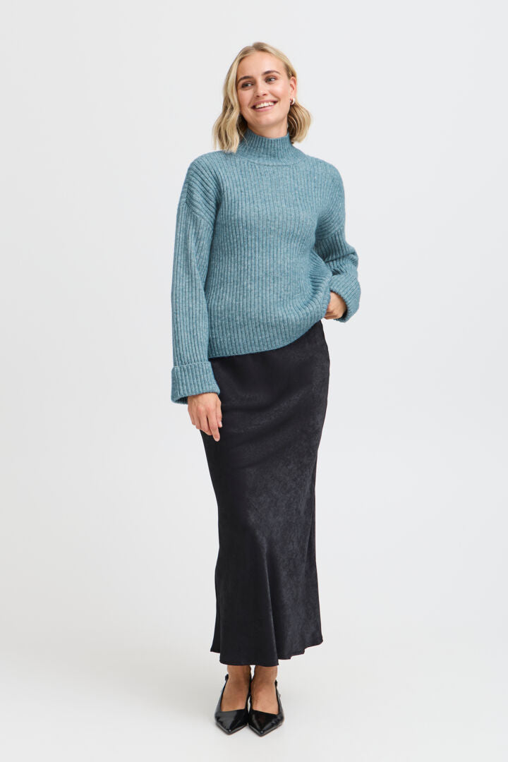 Fransa Elly Jumper - Bluestone