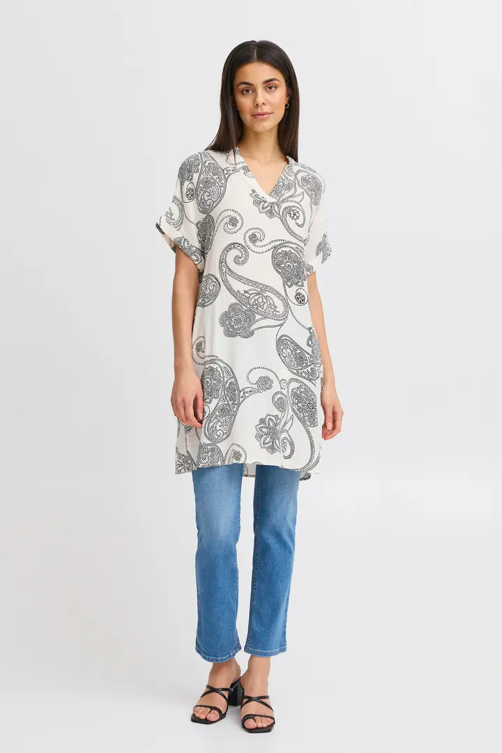 Fransa Oline Dress - Whisper White
