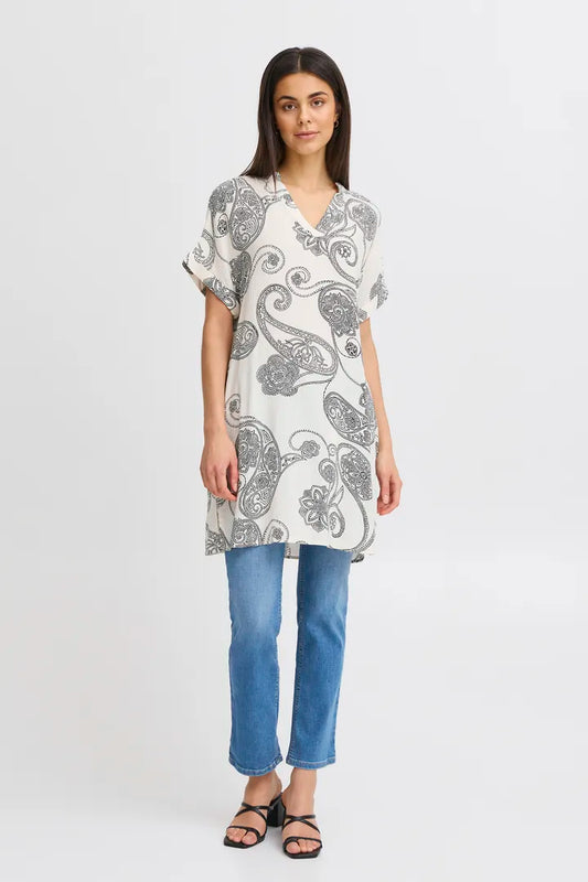 Fransa Oline Dress - Whisper White