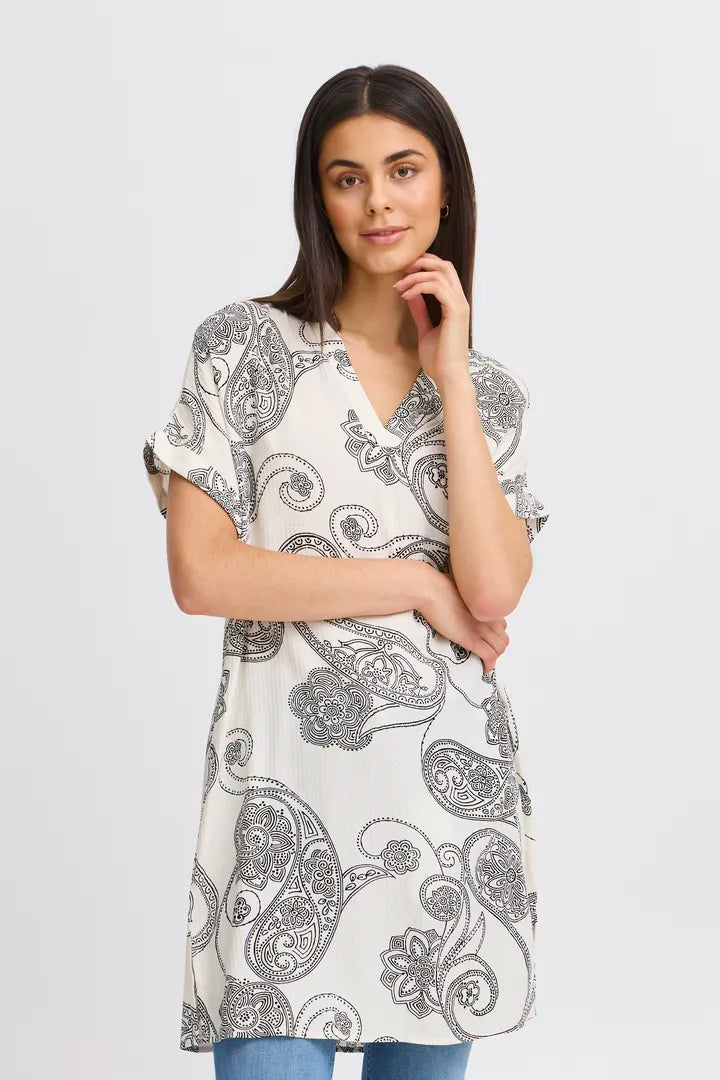 Fransa Oline Dress - Whisper White