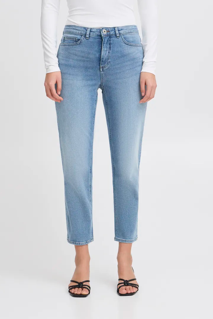 ICHI Twiggy Raven Jeans - Light Denim