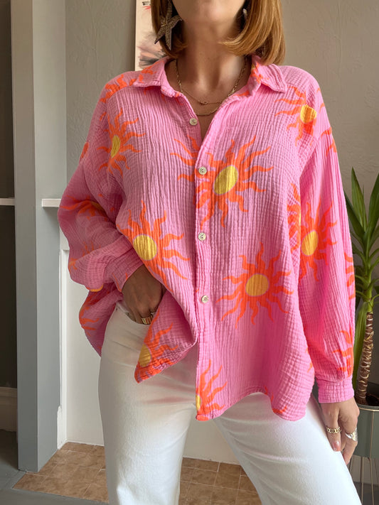 Sun shirt - pink