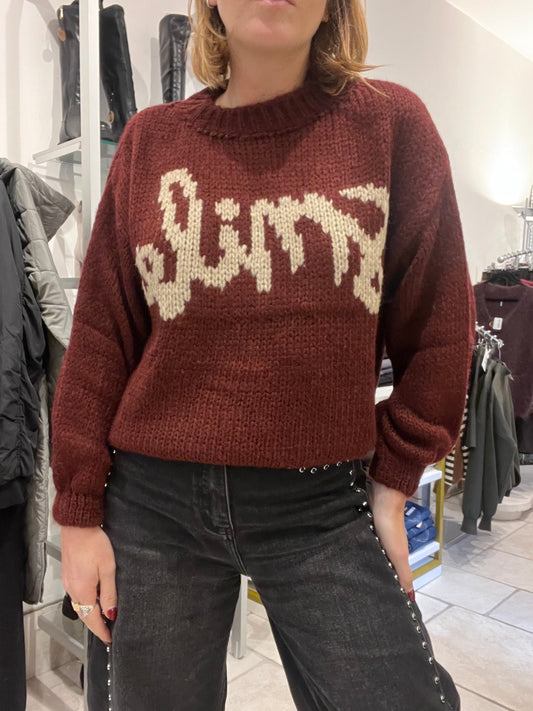 Smile Jumper - wine
