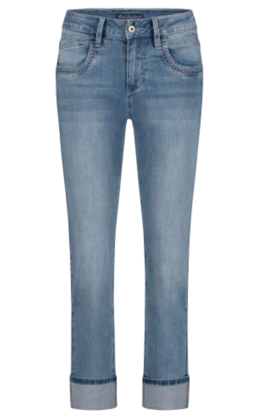 RB Kate Turn-up Jeans - Stone used