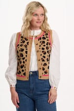 Natalie Knitted Waistcoat - leo