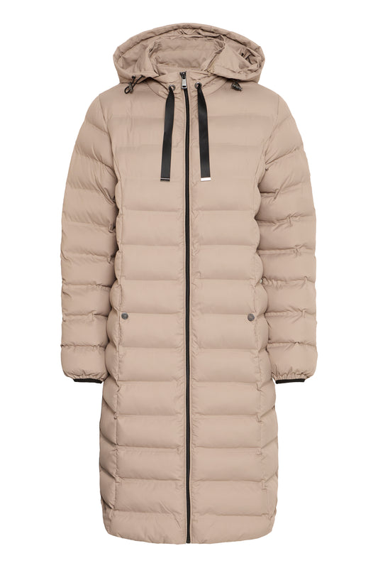 Fransa Bafab Long Jacket - taupe