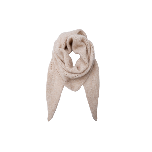 BC Dell Triangle Scarf - natural