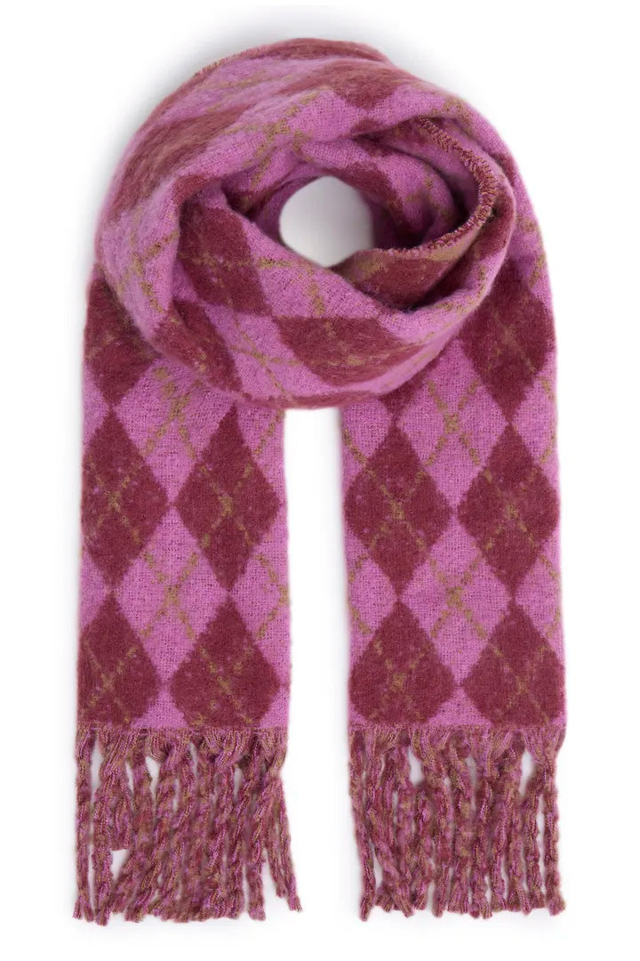 ICHI Dahlia Scarf - Rhododendron
