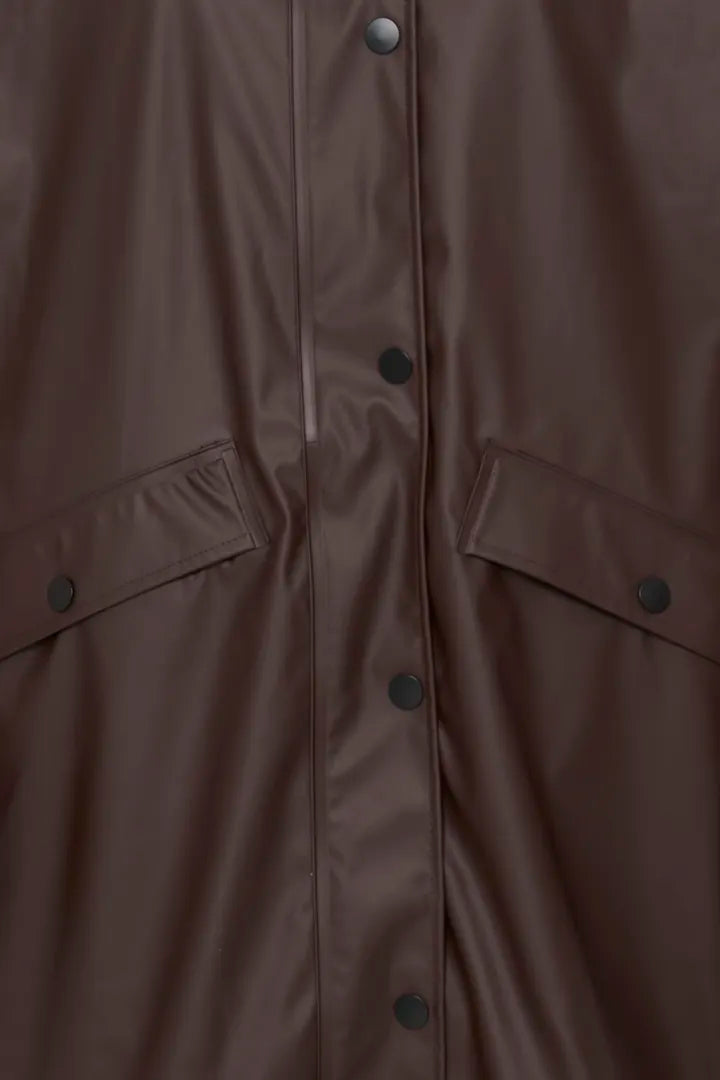 ICHI Tazo Rain Jacket - Brown