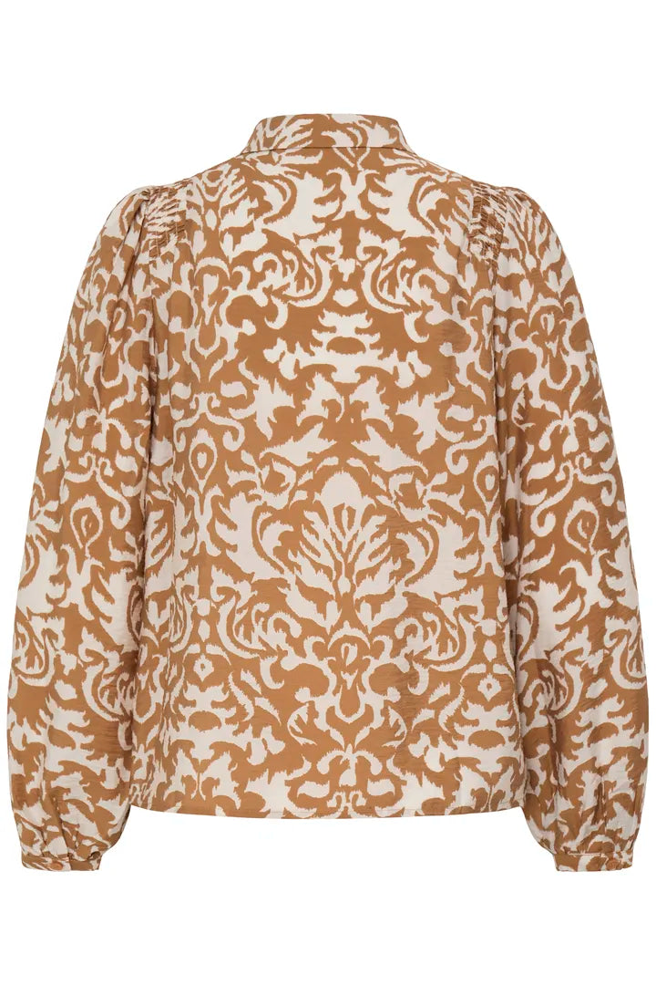Fransa Leli Shirt - Tobacco Brown