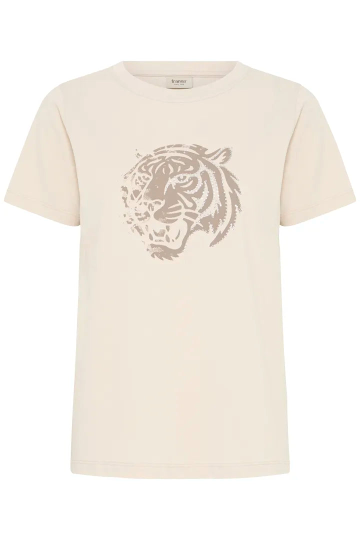 Fransa Talindra Tee - Driftwood