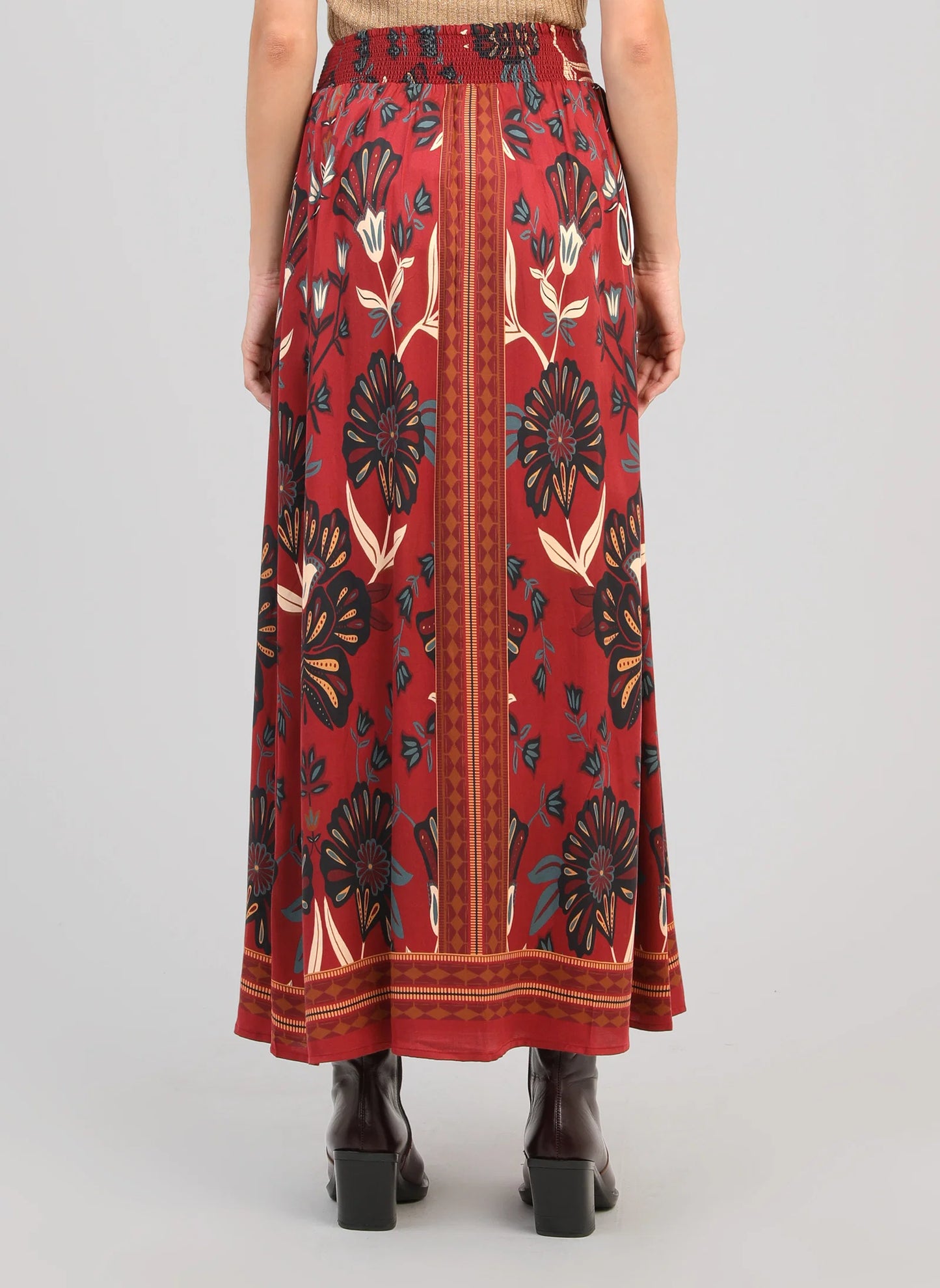 An’ge Robiliane Skirt - burgundy