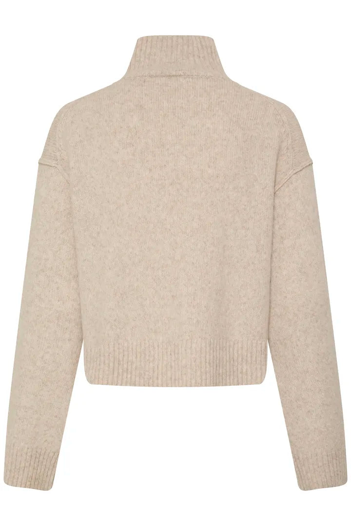 Fransa Gigi Pullover - Oatmeal