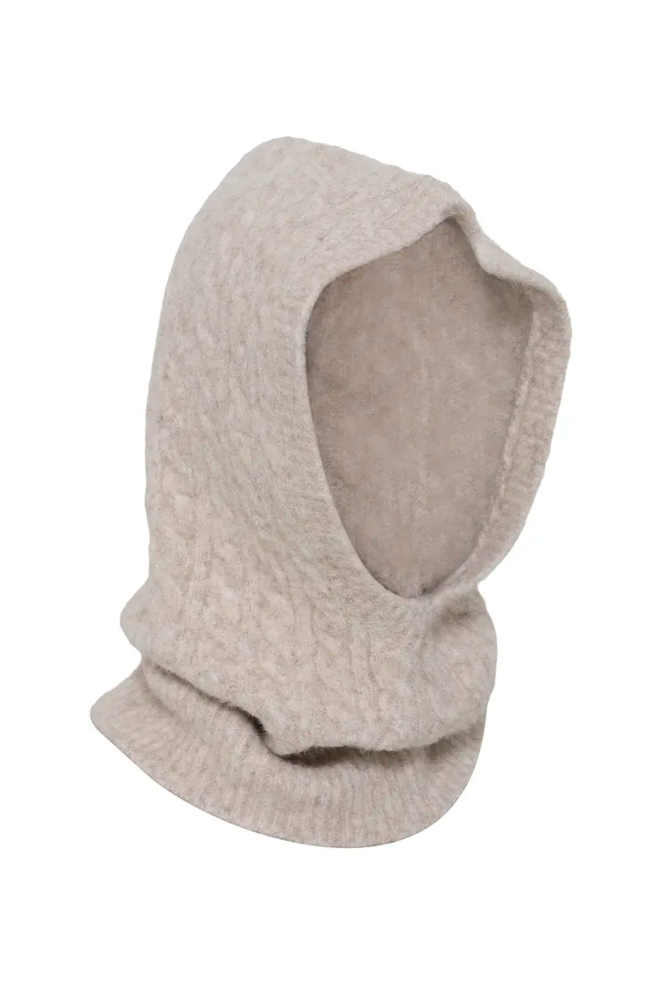 ICHI Astrid Balaclava - Oatmeal