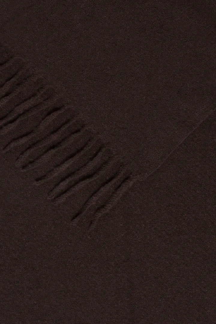 Fransa Frieda Scarf - Fudge