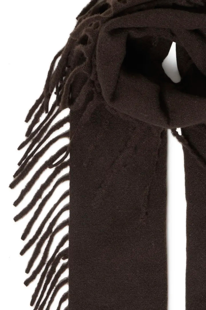 Fransa Frieda Scarf - Fudge