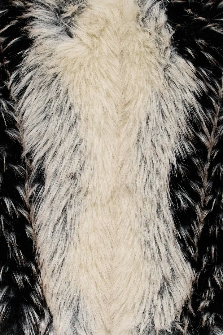 ICHI Flaxa Faux Fur Jacket