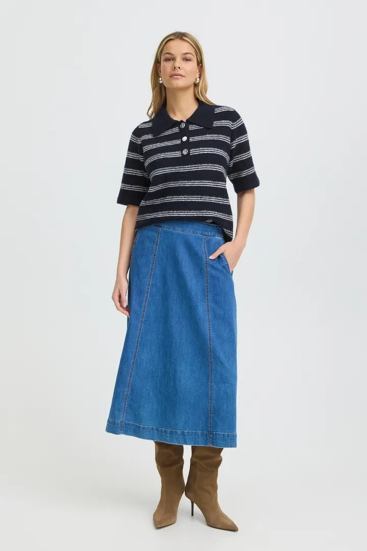 Fransa Kendra Pullover - Salute Stripe