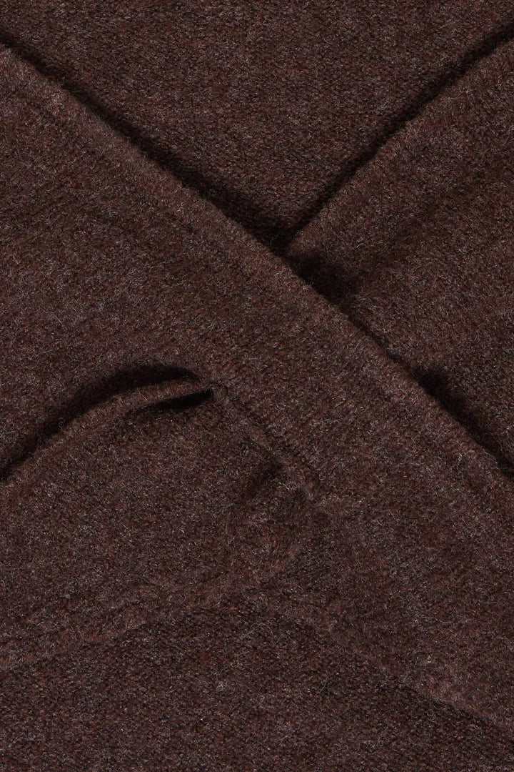 ICHI Gry Scarf - Chicory Coffee