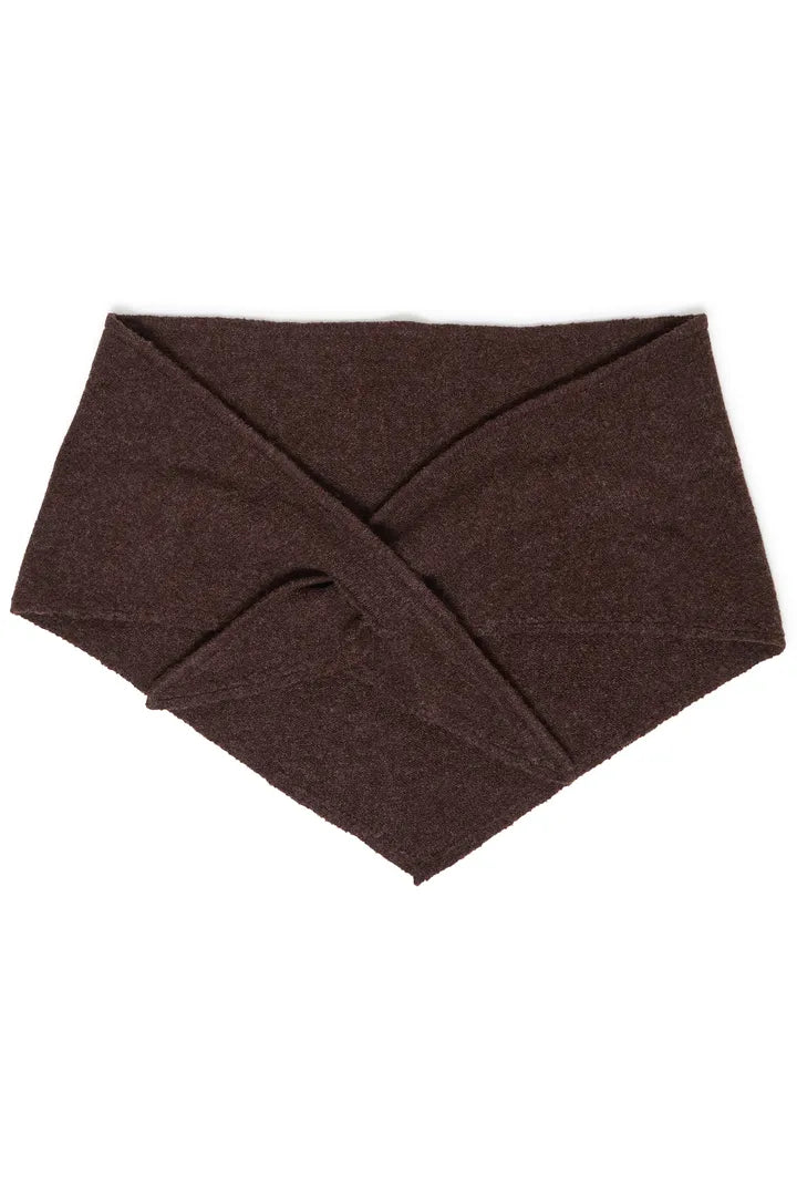 ICHI Gry Scarf - Chicory Coffee
