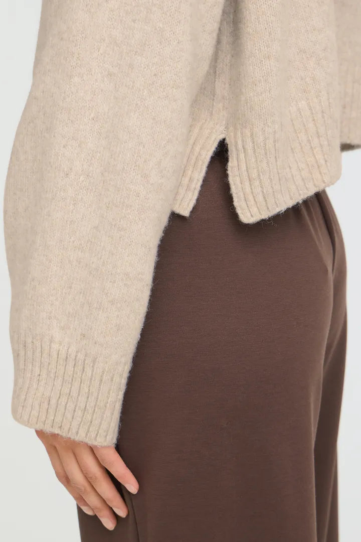 Fransa Gigi Pullover - Oatmeal