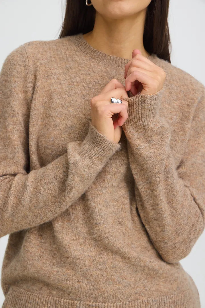 Fransa Fia Pullover - Driftwood