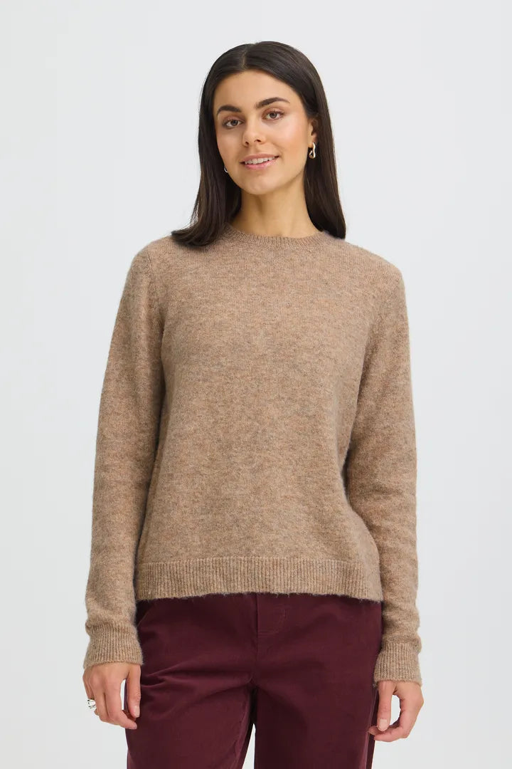 Fransa Fia Pullover - Driftwood