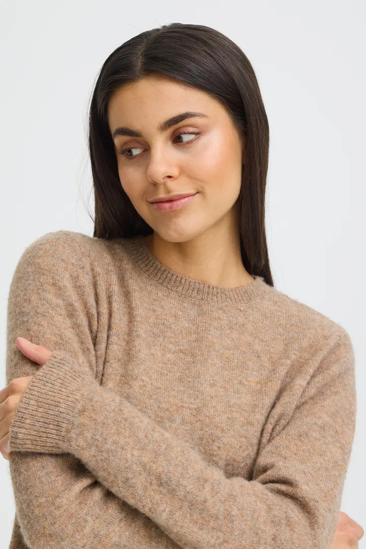 Fransa Fia Pullover - Driftwood