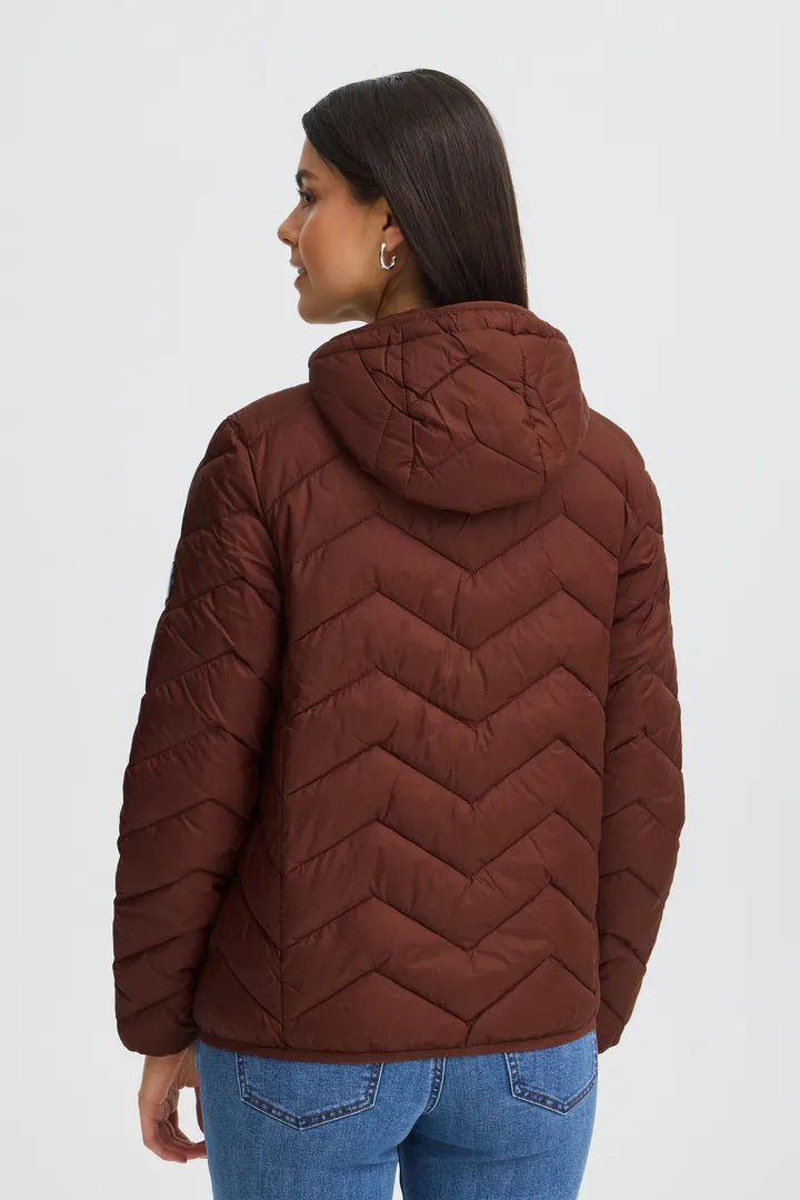 Fransa Bapadding Jacket - Rum Raisin