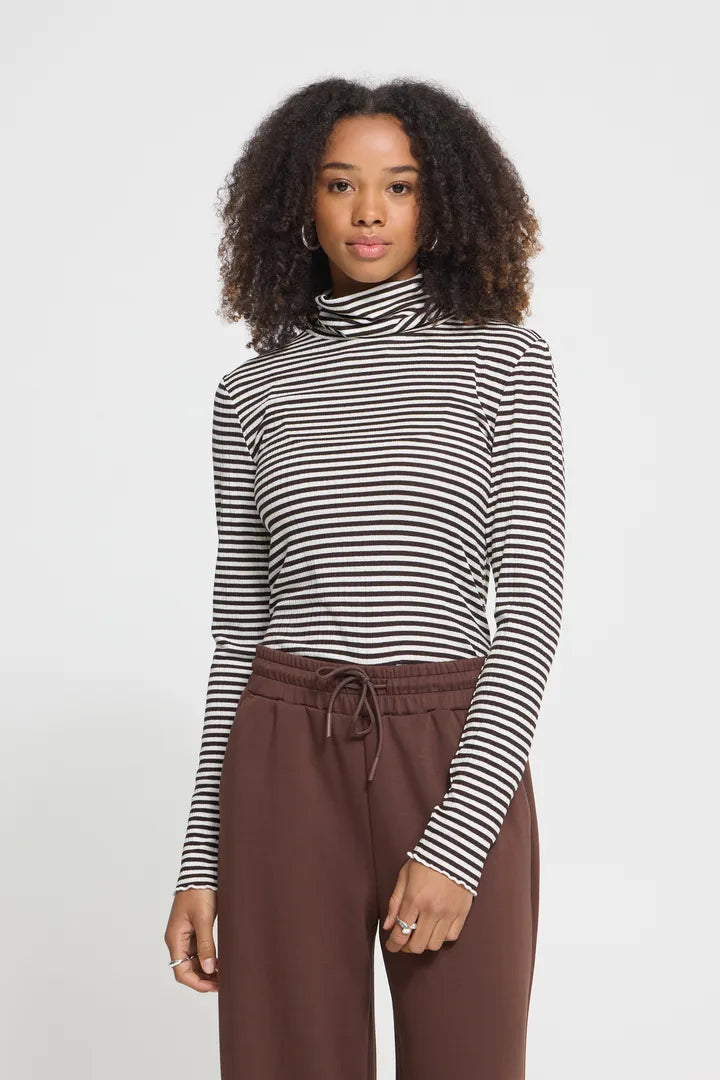 ICHI Cella Rollneck - Chocolate Tort