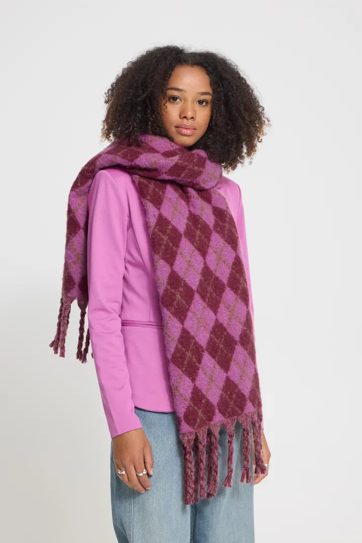 ICHI Dahlia Scarf - Rhododendron