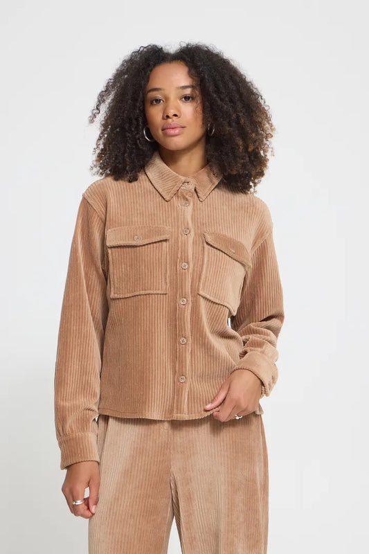 ICHI Tamary Shirt - Toasted Coconut