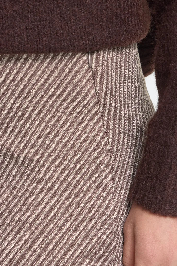 ICHI Kate Twillish Wide Trousers - Java Almond Milk