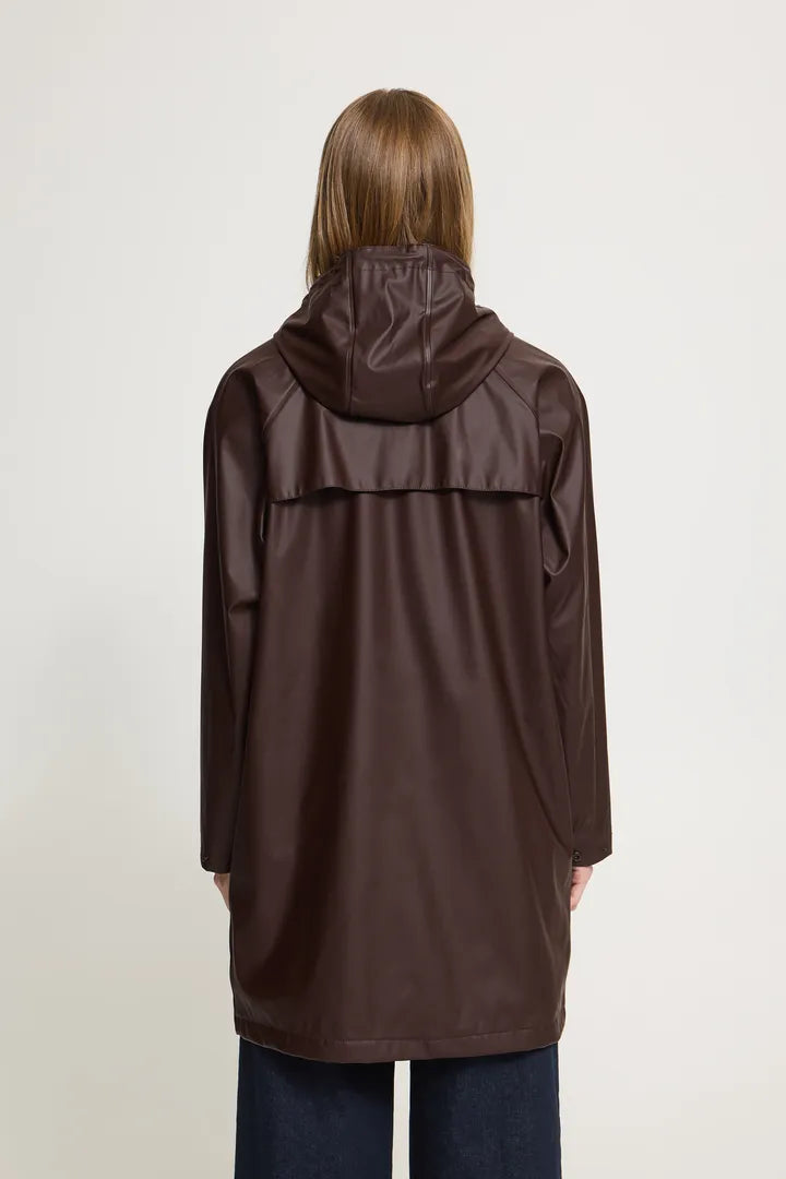 ICHI Tazo Rain Jacket - Brown