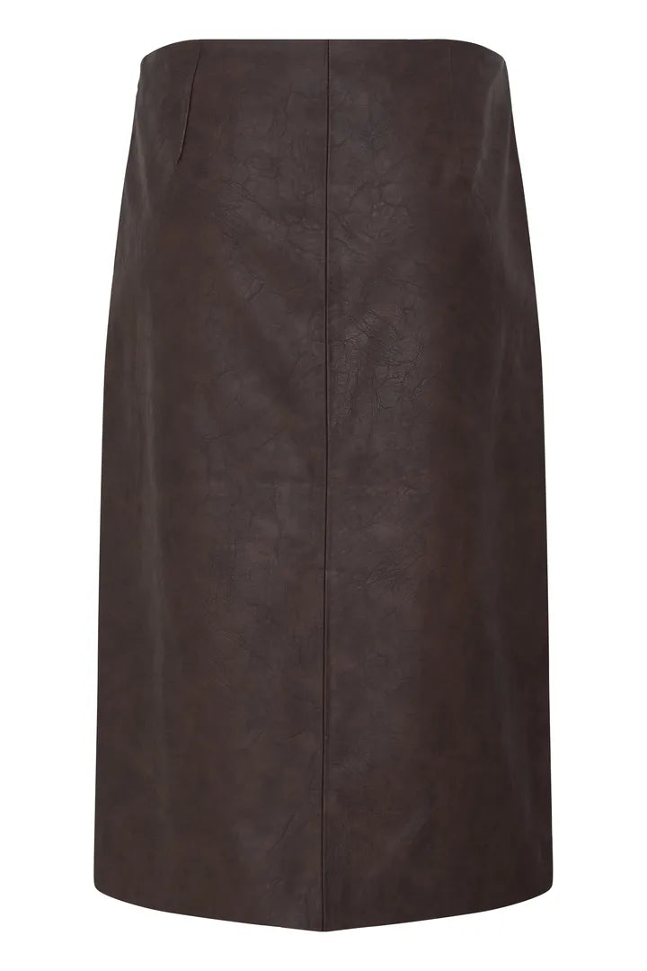ICHI Kanira Skirt - Chocolate