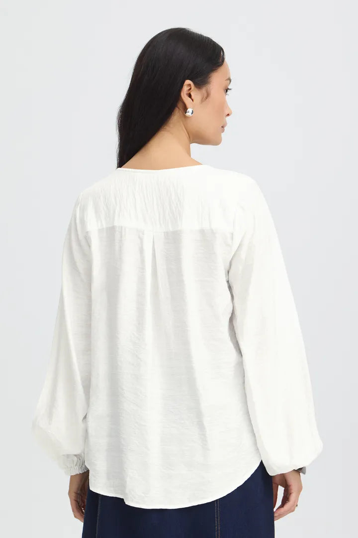 Fransa Ariana Blouse - White
