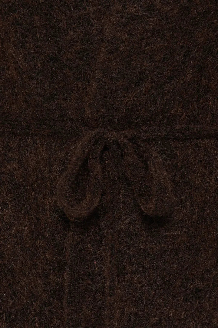 Fransa Naelle Cardigan - Hot Fudge