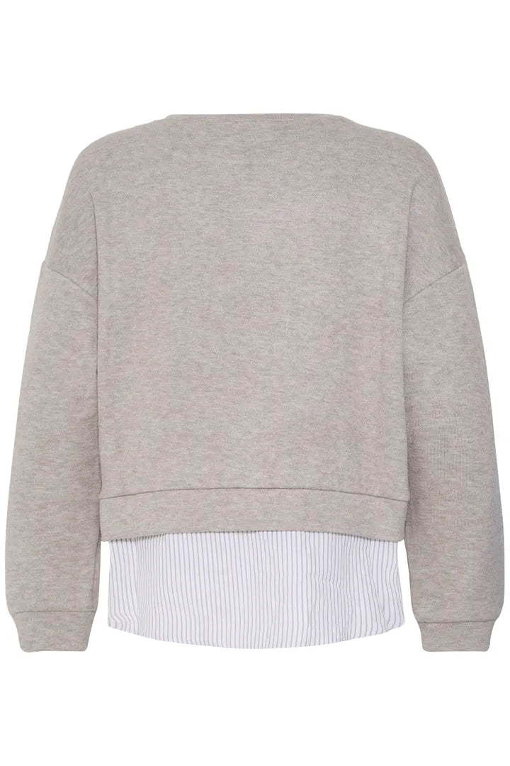 Fransa Jalani Pullover - Driftwood