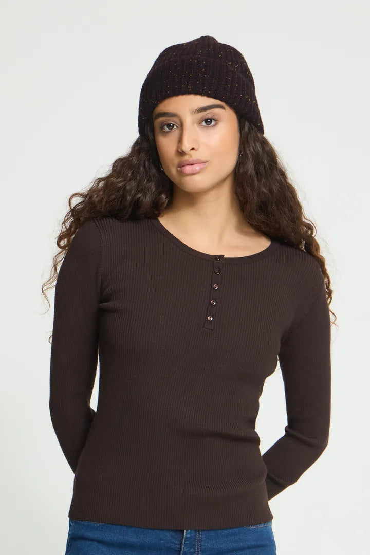 ICHI Sol Hat - Coffee