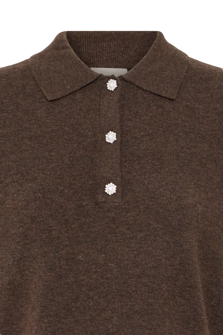 Fransa Suzette Pullover - Coffee