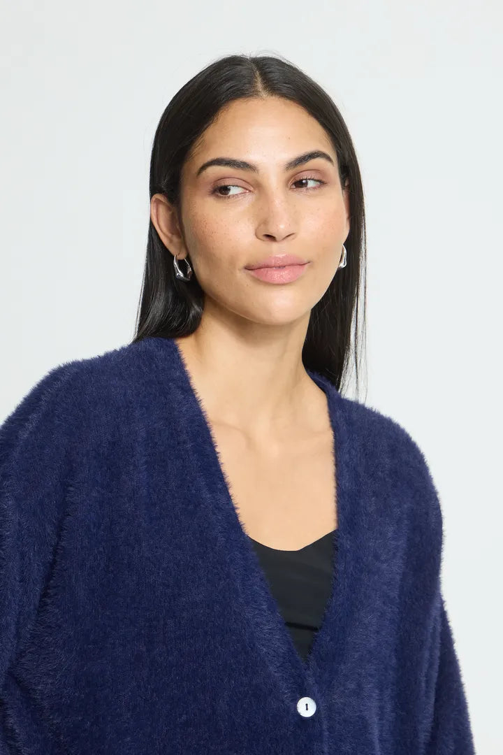 ICHI Brula Cardigan - Blue