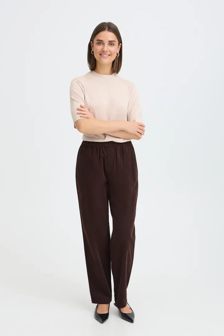 Fransa Mary SS Pullover - Oatmeal