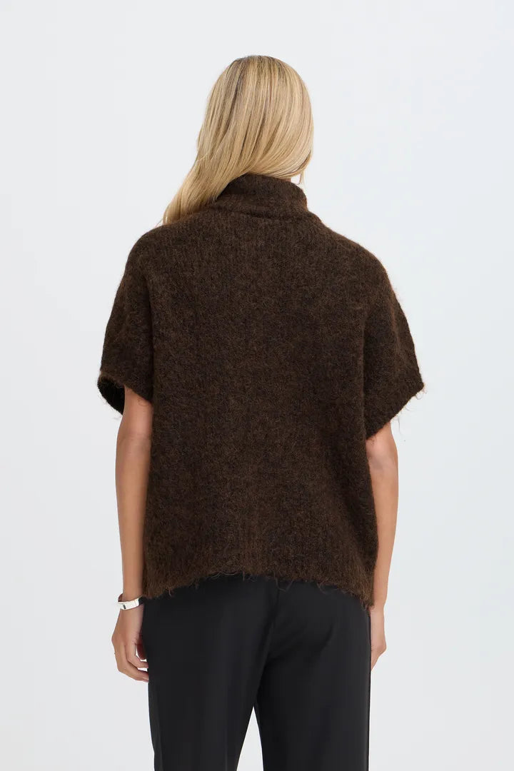 Fransa Naelle Waistcoat - Hot Fudge
