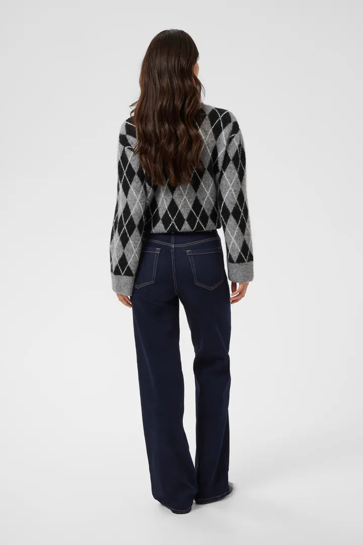 Kaffe Brook High Waist Reg Fit Jeans - Dark Blue