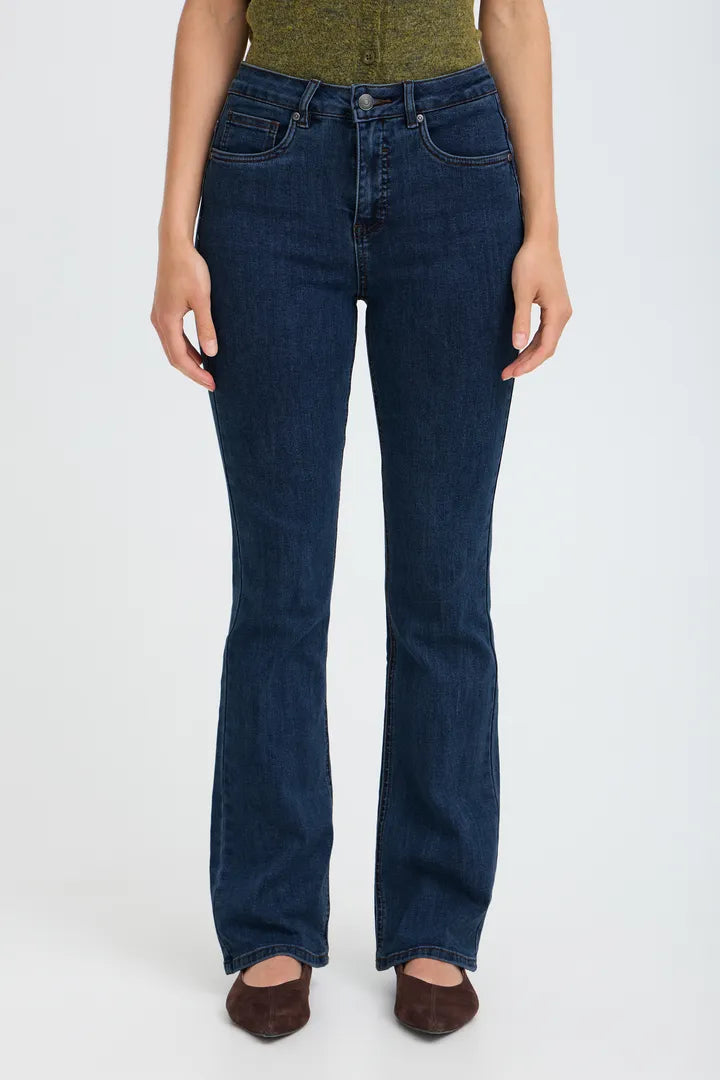 Fransa Atlanta Hanna Jeans - Dark Blue Denim
